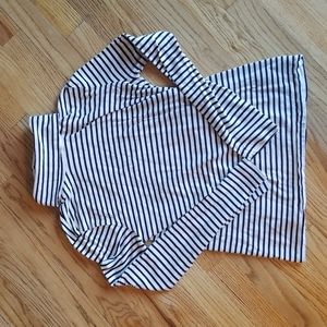 JCrew Mercantile Striped Turtleneck (SM)